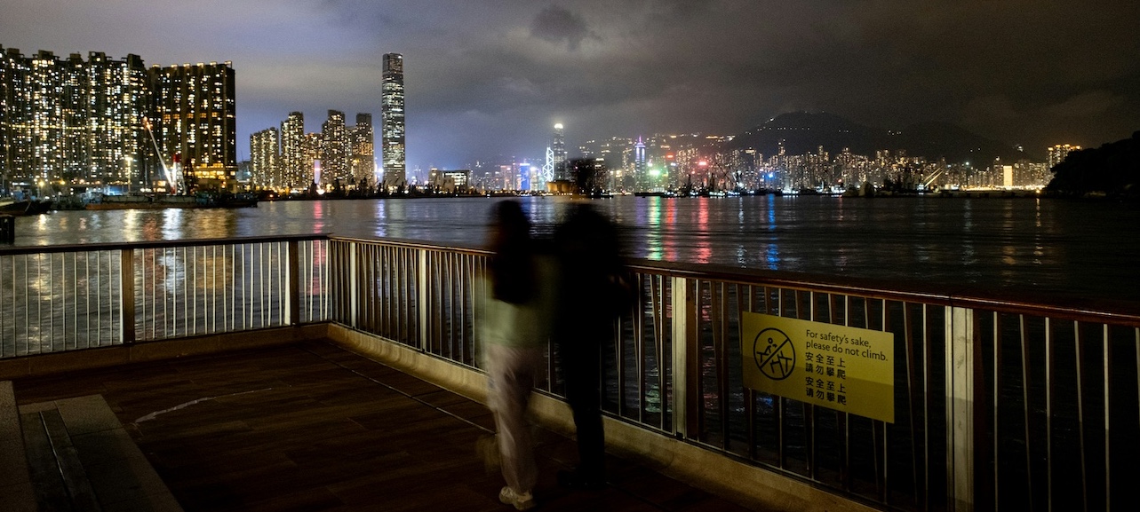 A Couple Enjoys a Night City View - Michael Held from Unsplash